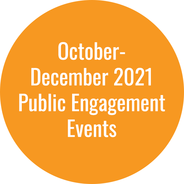 Community Development Plan -- October-December 2021 Public Engagement Events
