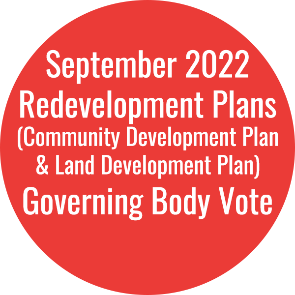Redevelopment Plans -- September 2022 Redevelopment Plans