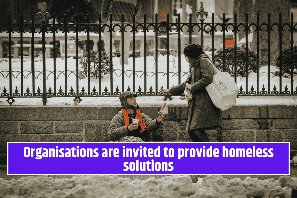 Organisations are invited to provide homeless solutions